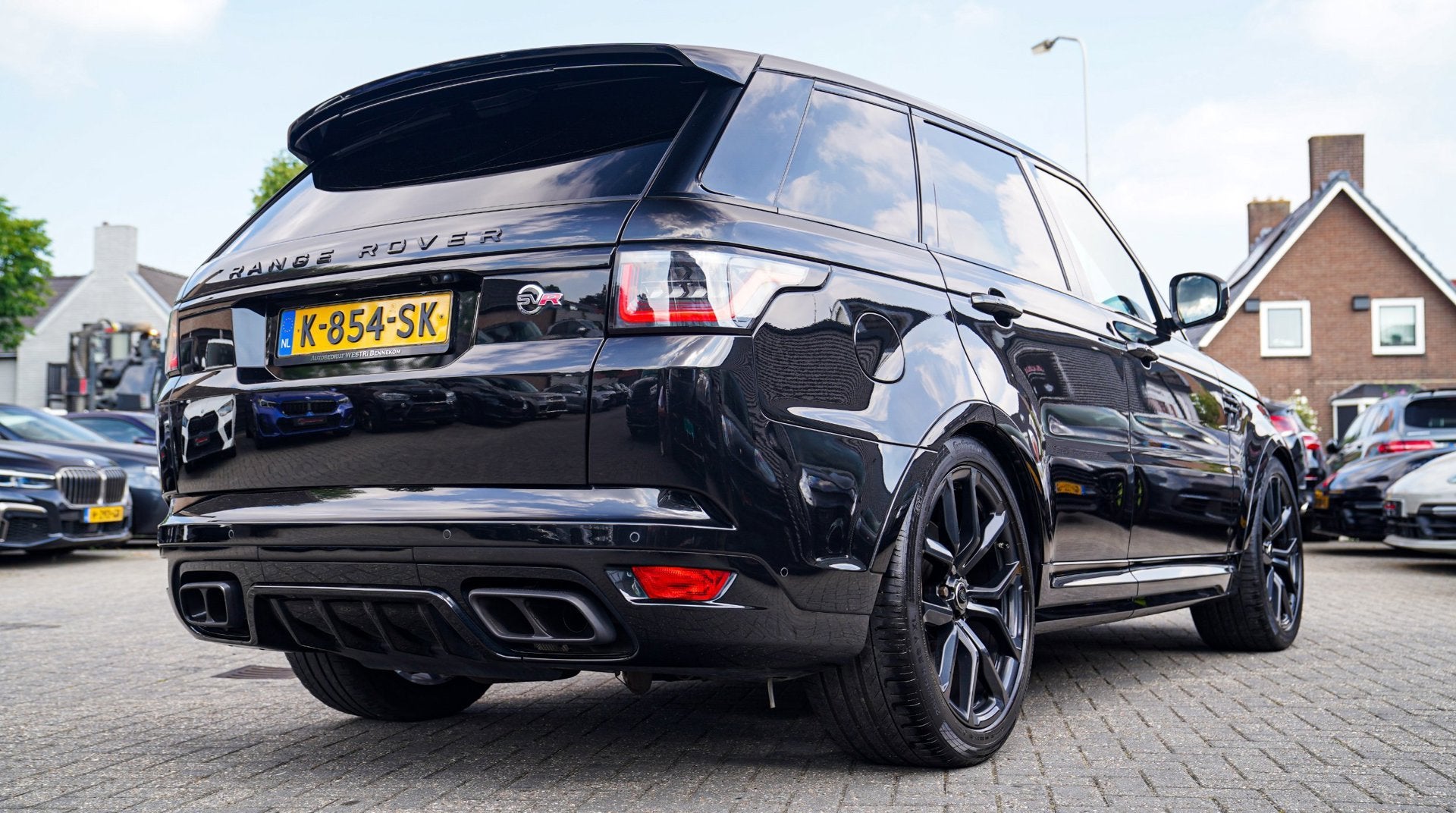 Land Rover Range Rover Sport 5.0 V8 SC SVR | Carbon Package, Automaat, Gebruikt, 3000 kg, Zwart
