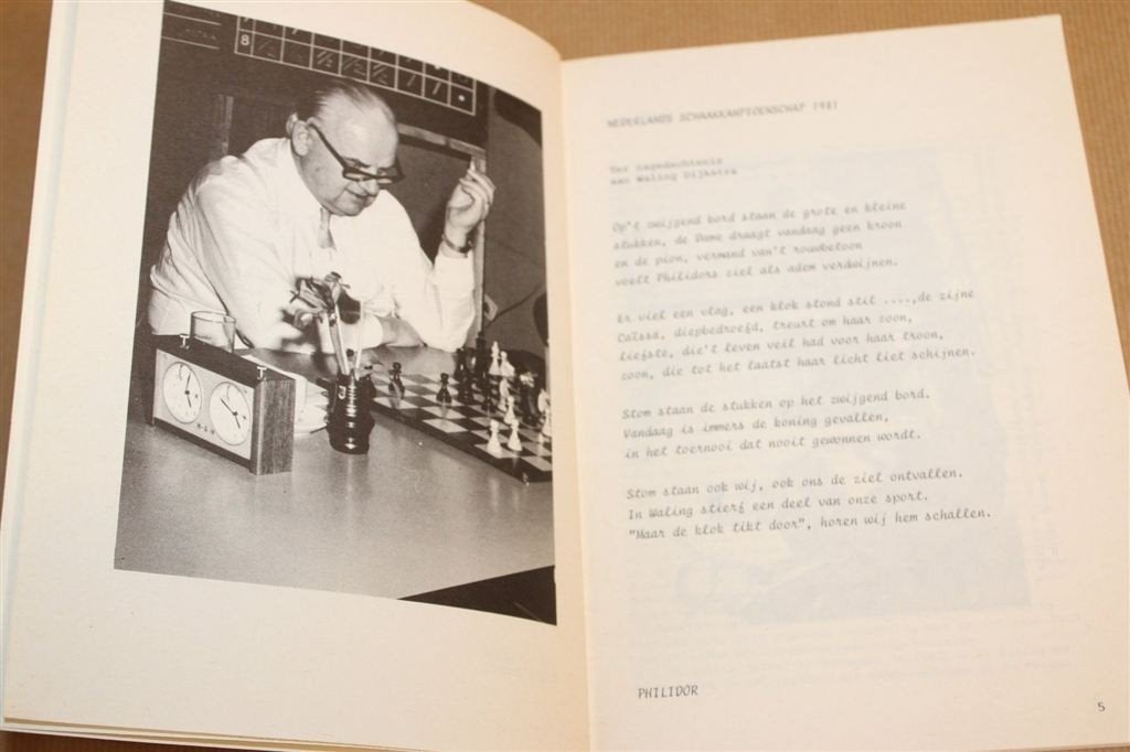 Waling Dijkstra — Schaakclub Philidor Leeuwarden Schaars, Boeken, Ophalen of Verzenden, Gelezen