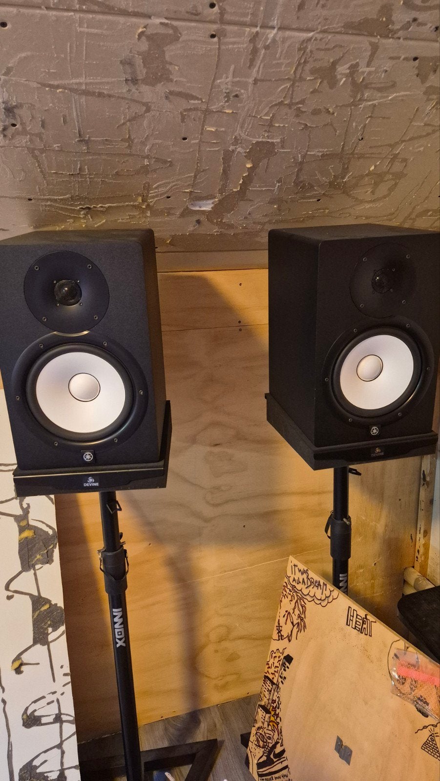 Yamaha HS8 Studio Monitoren + Statieven - Zo goed als nieuw, Ophalen, Studiomonitor, Inclusief standaarden, Yamaha