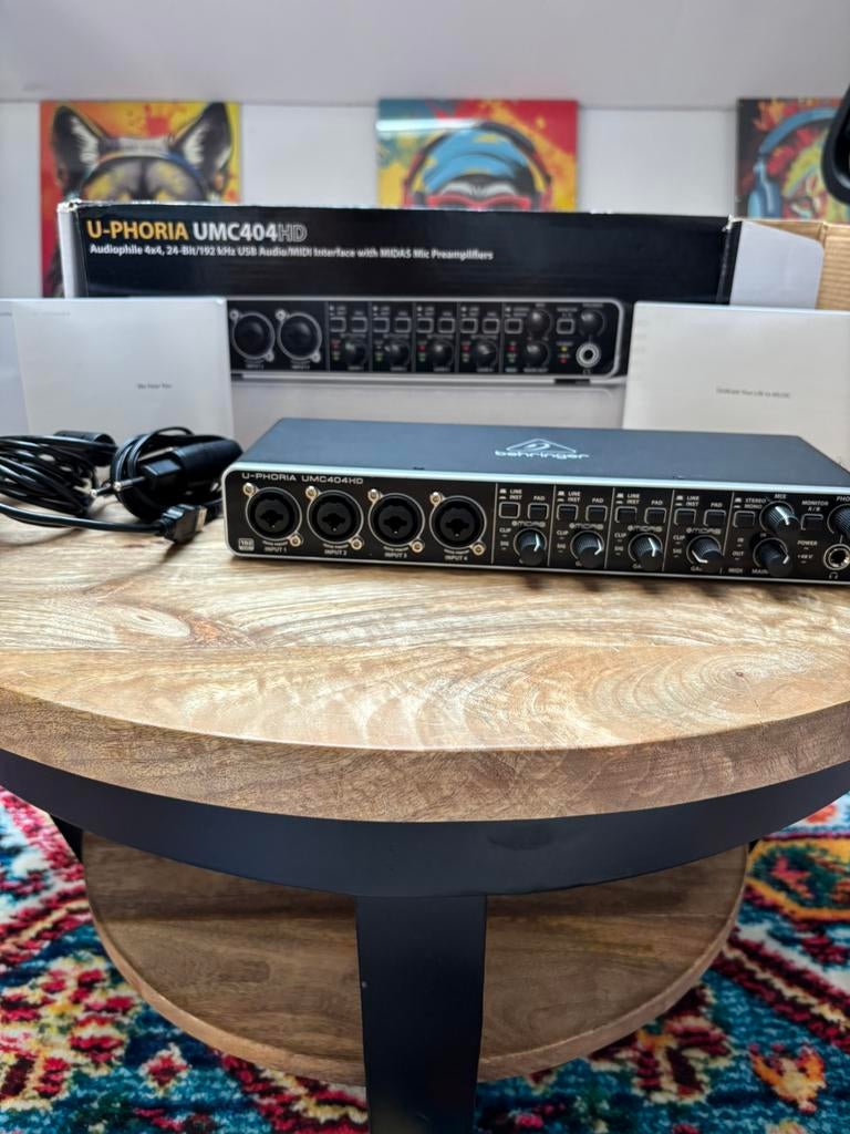 Behringer U-PHORIA UMC404HD Audio Interface, Muziek en Instrumenten, Mengpanelen, Ophalen of Verzenden, Nieuw, Minder dan 5 kanalen