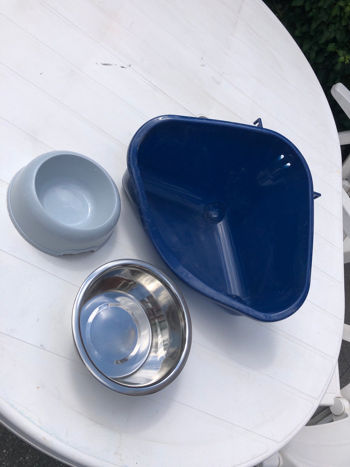 Knaagdier hoektoilet + voerbakjes, Ophalen of Verzenden, Zo goed als nieuw, Overige typen
