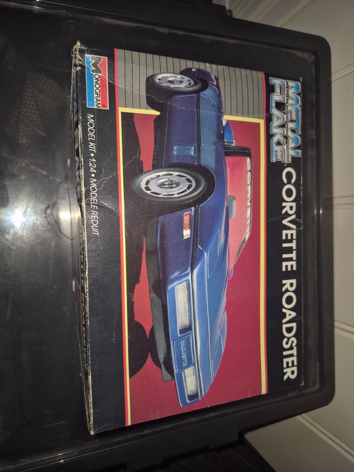 Monogram Metal Flake Corvette Roadster Modelkit, Auto, 1:32 tot 1:50, Nieuw, Ophalen of Verzenden