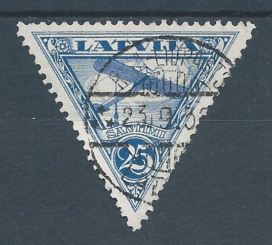 C695 - Baltische staten – Letland – MiNr 179B (gestempeld), Ophalen of Verzenden, Overige landen, Gestempeld