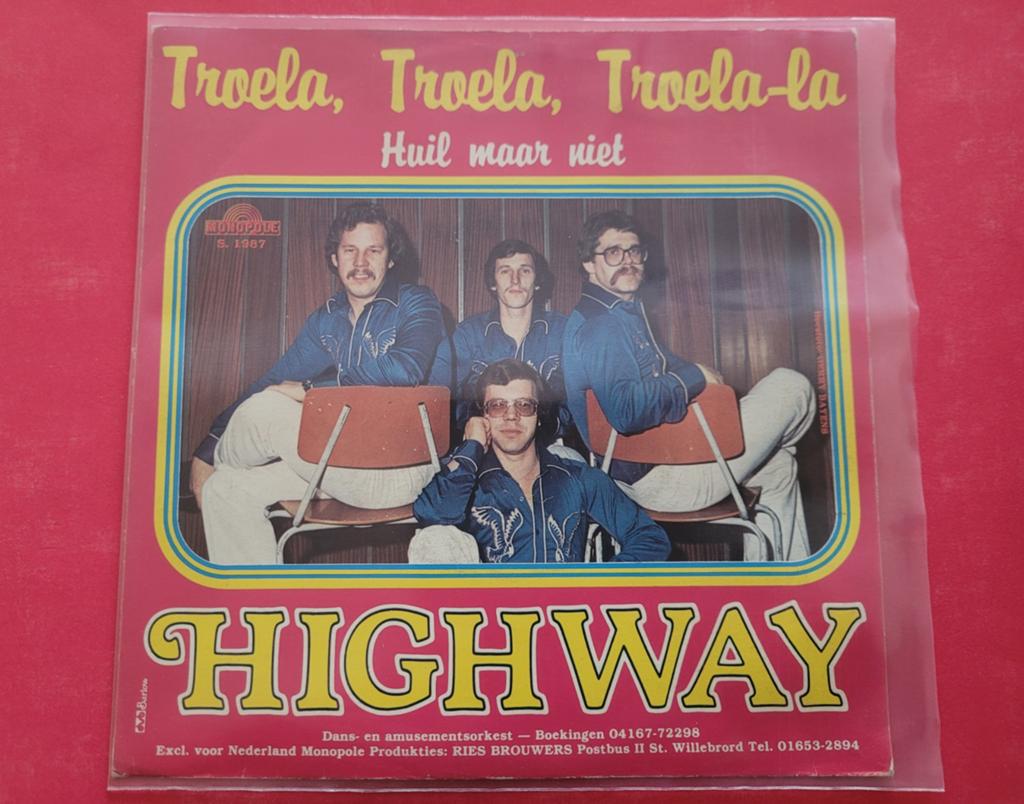 Highway - Troela troela troela la - Huil maar niet., Ophalen, Zo goed als nieuw, Overige formaten, Levenslied of Smartlap