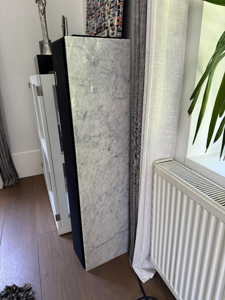 Pied Piper Marmeren Speakers, Audio, Tv en Foto, Luidsprekers, Overige merken, Stereo speakers, Gebruikt, 120 tot 150 watt