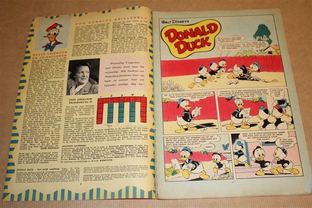 Donald Duck. No 31 - 1959., Eén stripboek, Ophalen of Verzenden, Gelezen