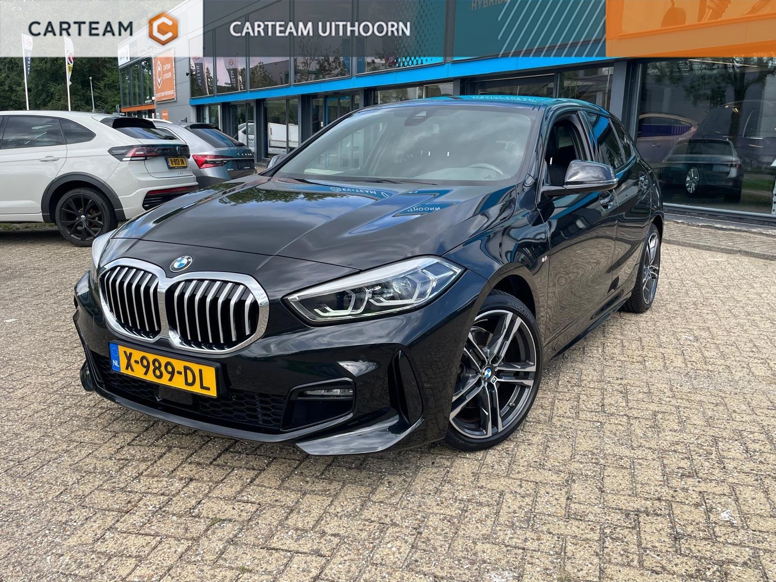 BMW 1-serie 118i Executive M-Sport Nieuw staat ! Dealer onde, Auto's, Dealer onderhouden, 136 pk, Gebruikt, Leder en Stof
