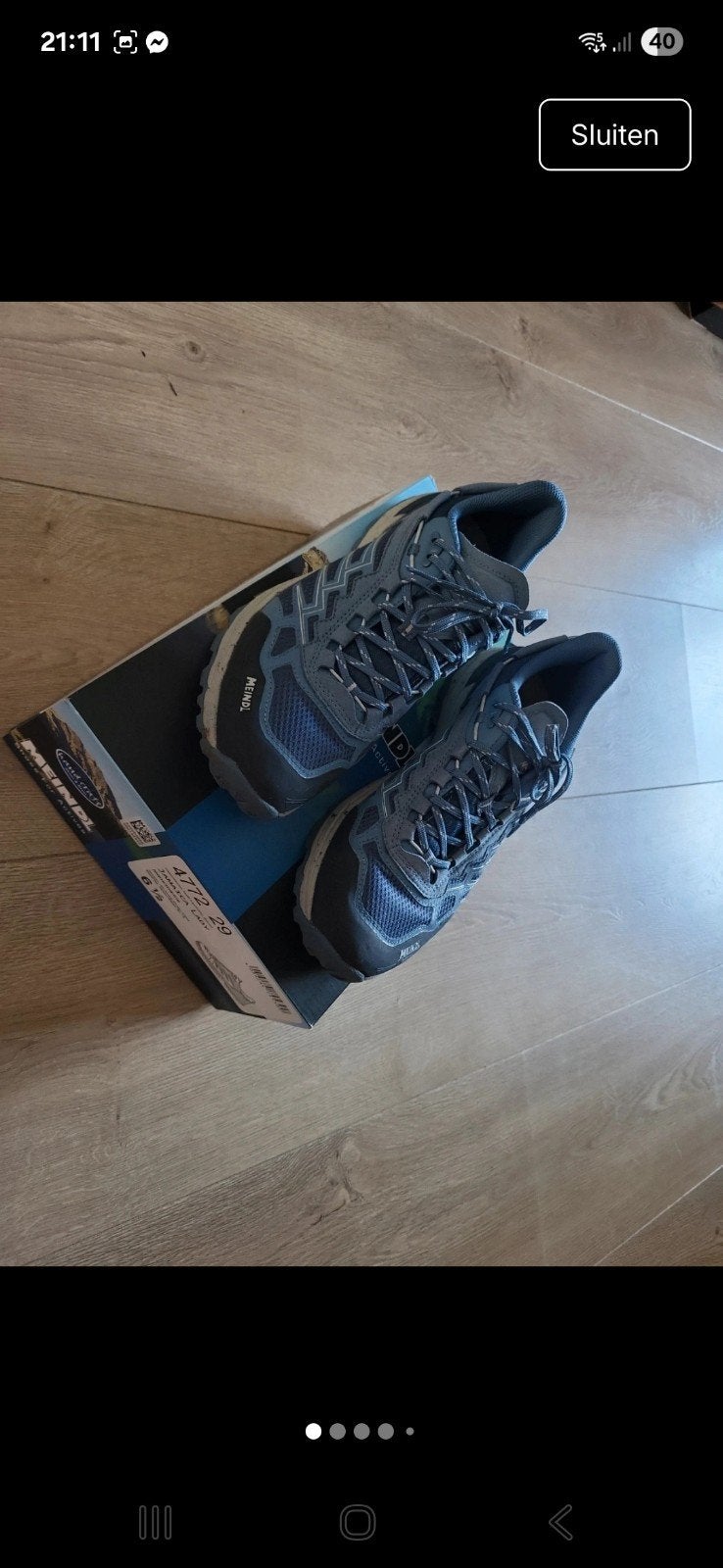 Wandelschoenen Meindl Jamaica Lady maat 40, Kleding | Heren, Schoenen, Blauw, Ophalen of Verzenden, Zo goed als nieuw, Wandelschoenen of Bergschoenen