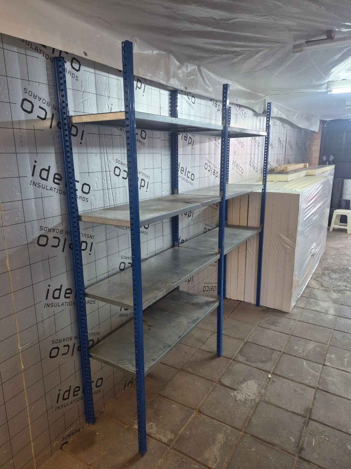 Magazijnstelling 205cm breed x 40cm diep x 200cm hoog, Ophalen, Zo goed als nieuw