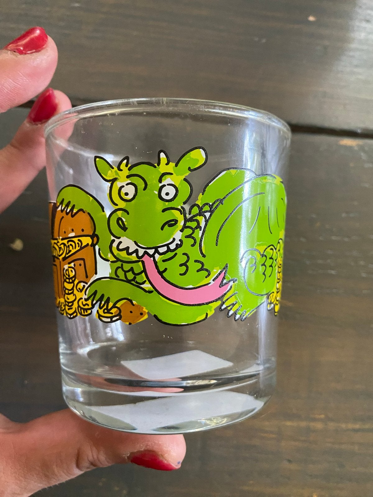 Blond Amsterdam glazen met efteling  - 4 stuks, Glas of Glazen, Nieuw, Ophalen of Verzenden, Glas