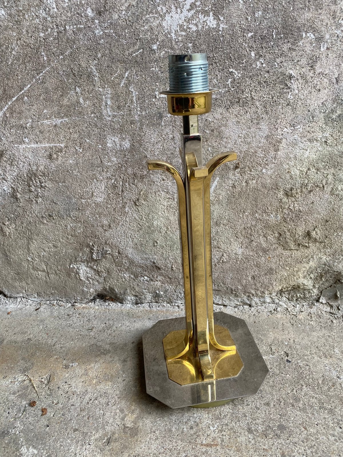 Solken Leuchten messing schemerlamp , jaren 80, Ophalen of Verzenden
