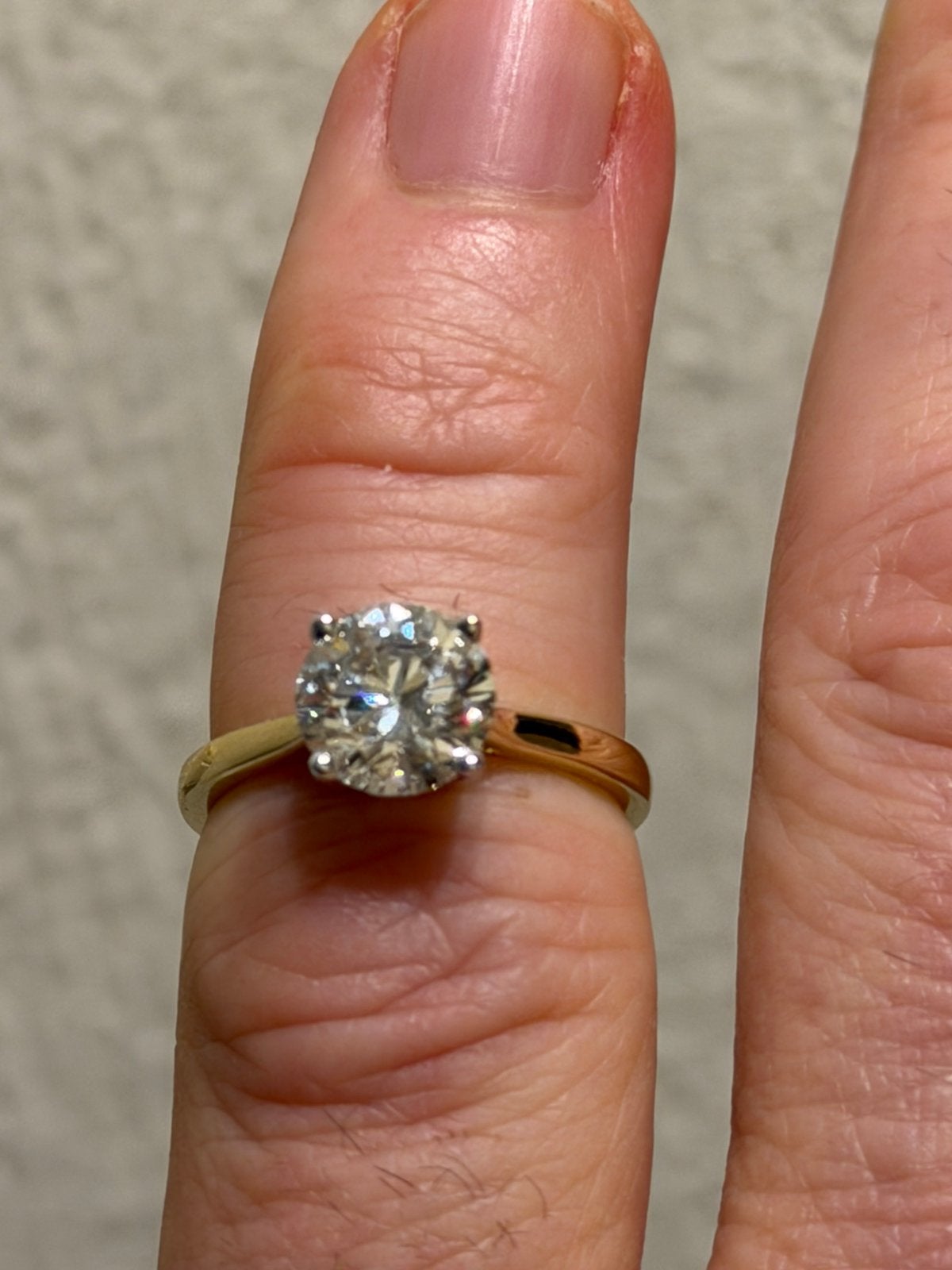 Gouden verlovingsring VS1 diamant van 2.00ct met certificaat, Sieraden, Tassen en Uiterlijk, Ringen, Nieuw, Ophalen of Verzenden
