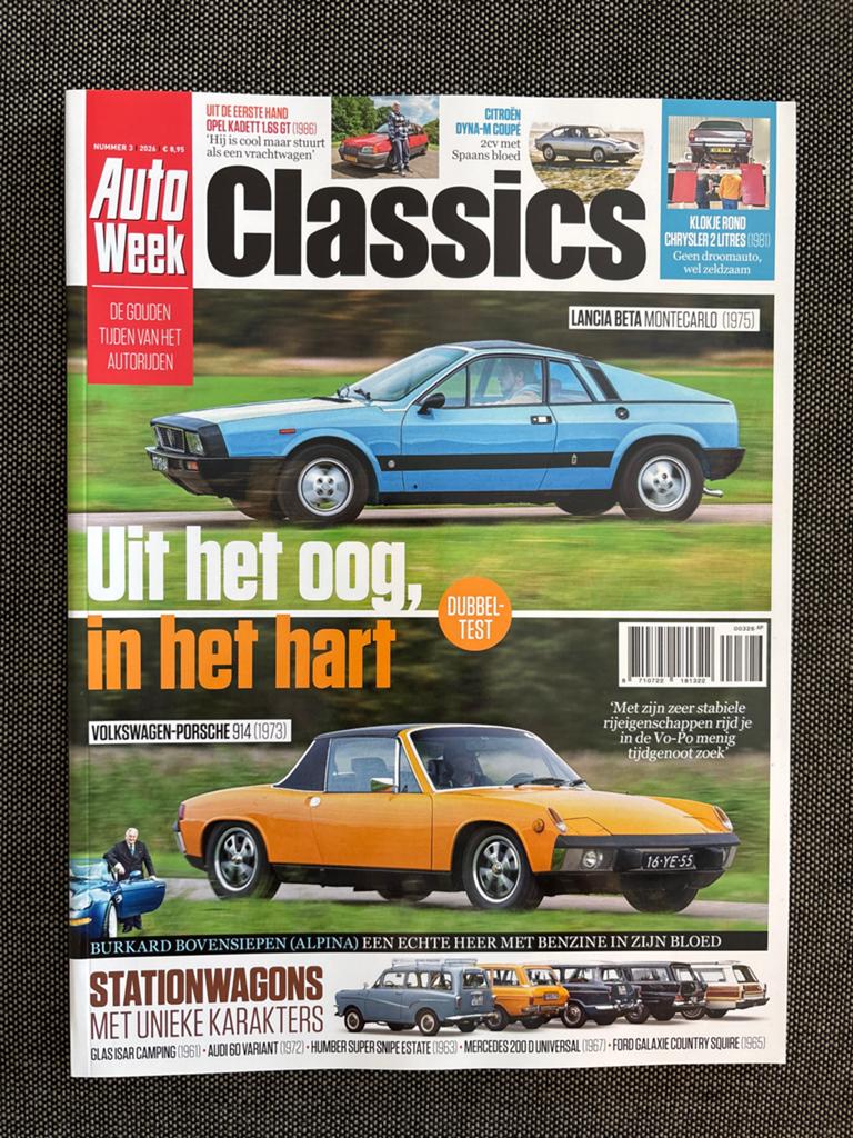 AutoWeek Classics Magazine - Nummer 3 2026, Ophalen of Verzenden, Nieuw, Algemeen