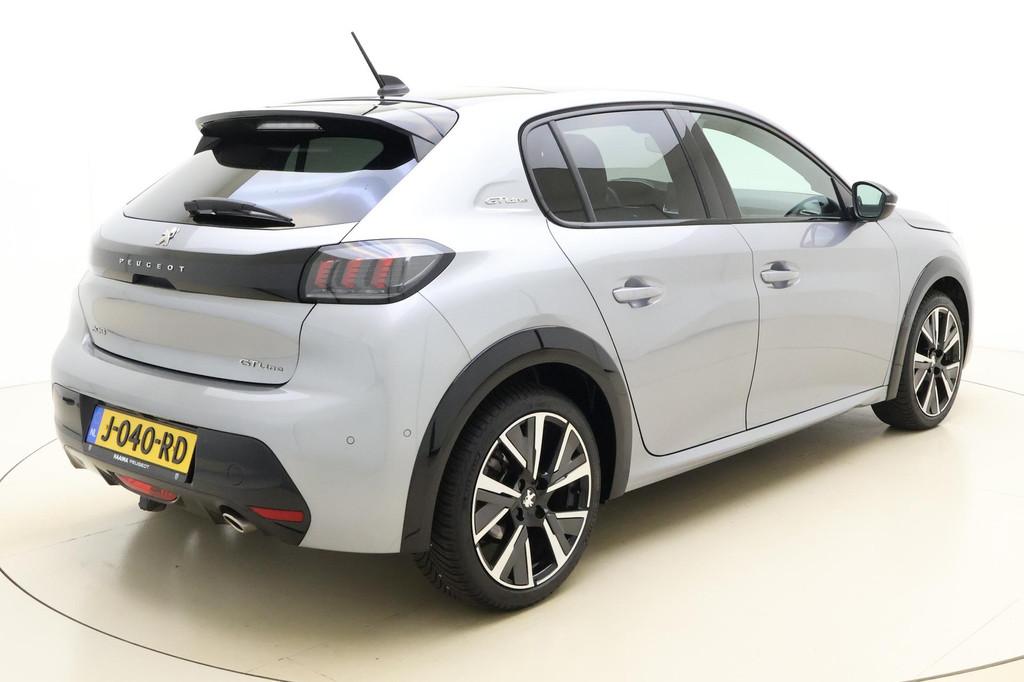 Peugeot 208 1.2T 100pk GT-Line | Trekhaak | Panorama Dak | D, Gebruikt, Euro 6, Leder en Stof, 49 €/maand