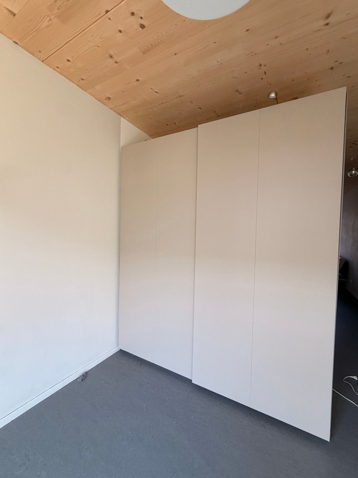 Ikea Pax kast grijsbeige schuifdeuren, Ophalen, Gebruikt, 200 cm of meer, 150 tot 200 cm
