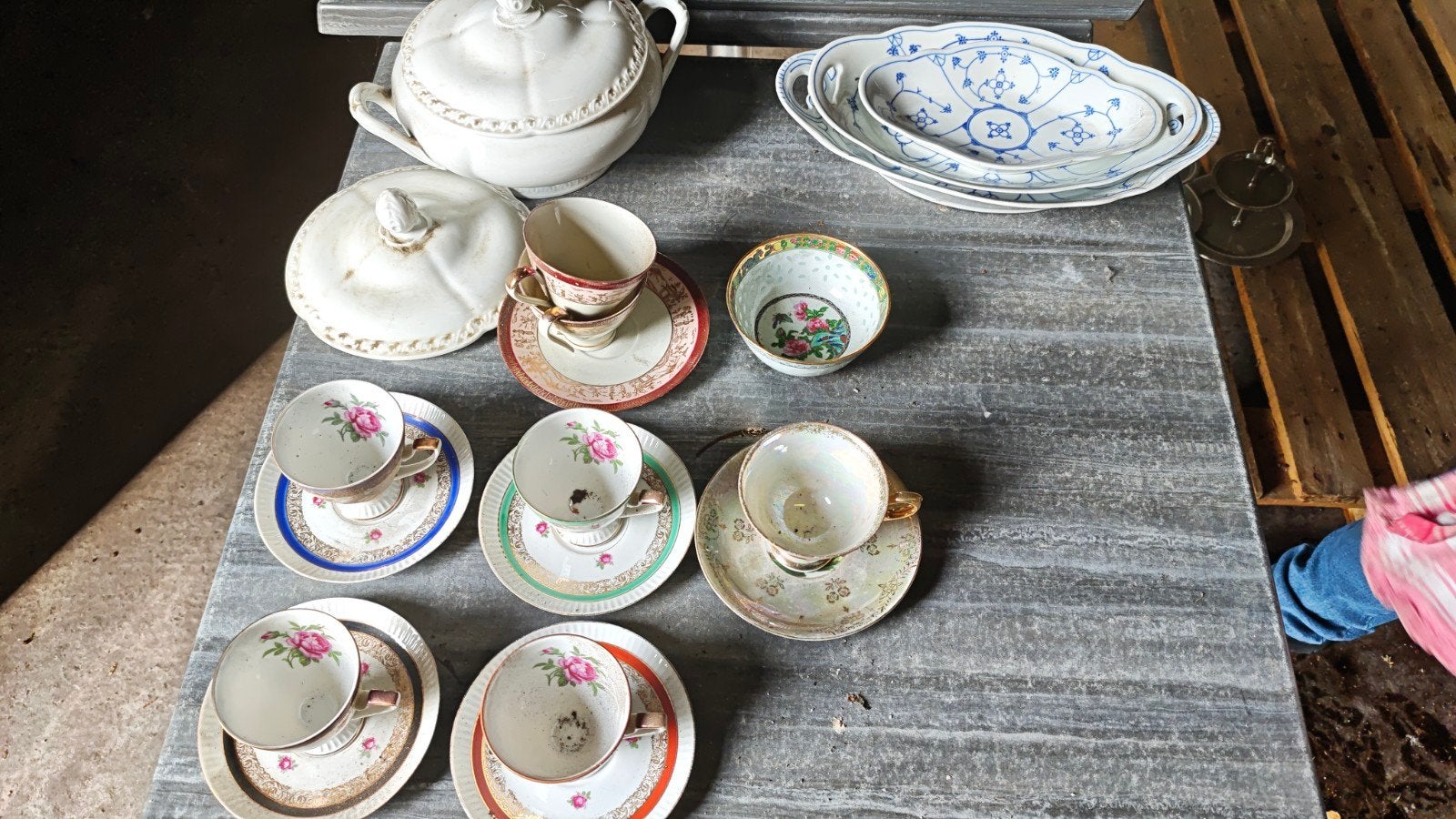 Vintage Bavaria porseleinen theeservies en meer, Ophalen