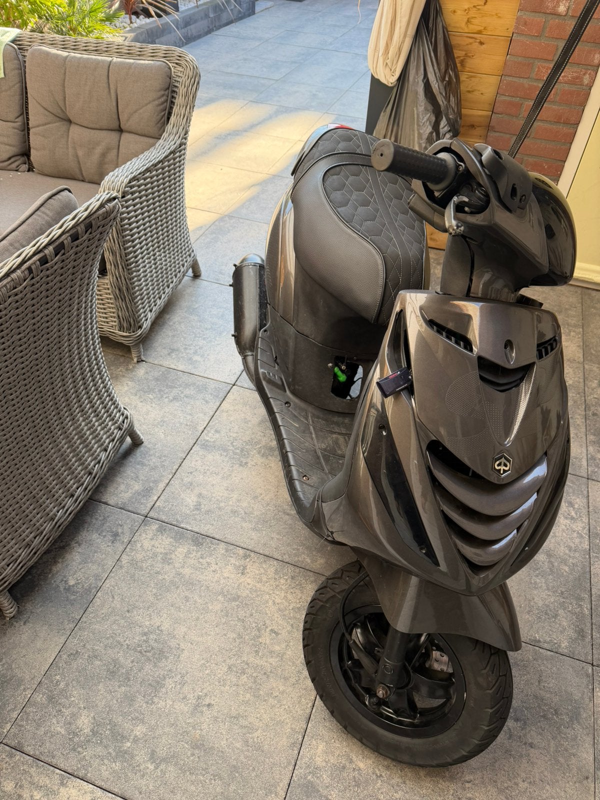 Piaggio zip 187cc stage2, Ophalen, Tweetakt, Maximaal 45 km/u, 180 cc