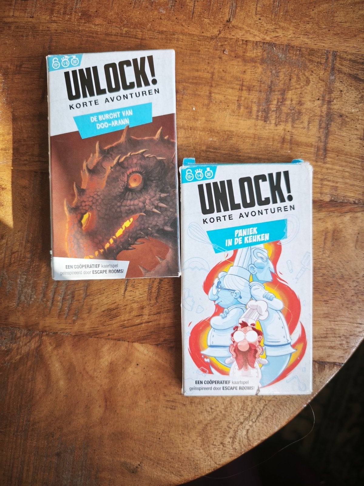 Unlock! escape spel. 2-tal avonturen, Een of twee spelers, Ophalen of Verzenden, Gebruikt
