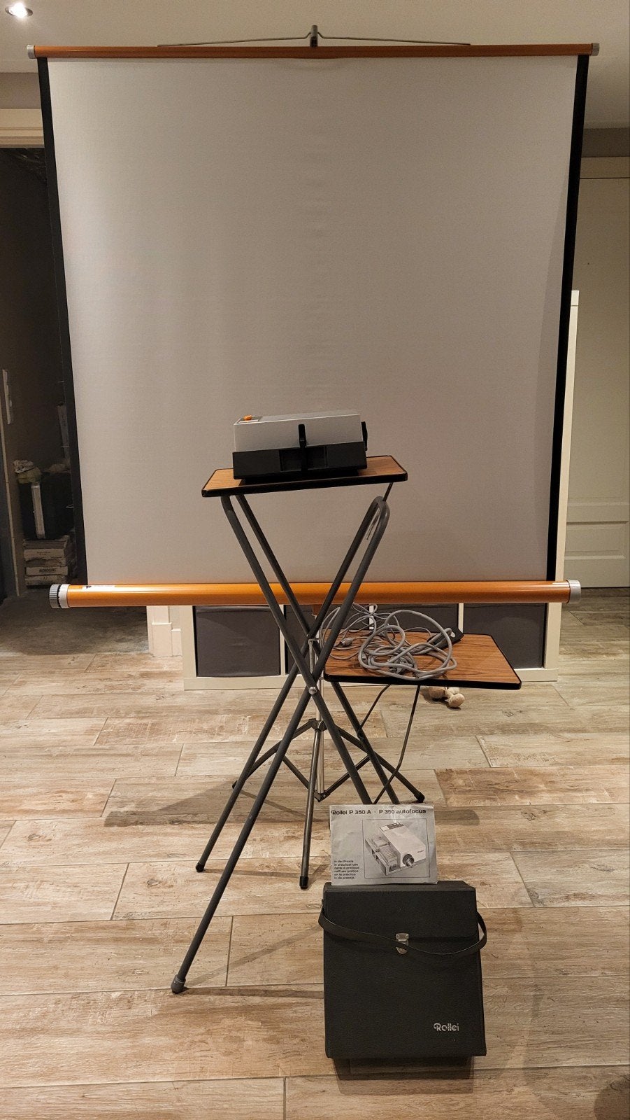 Dia projector, Ophalen
