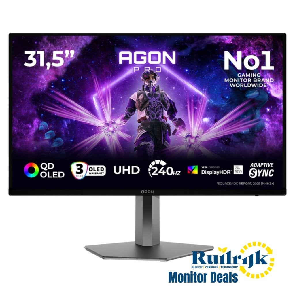 AOC AGON PRO AG326UZD2 4K OLED 240HZ Gaming monitor 32 inch, AOC, Zo goed als nieuw, Support@aoc.com, Clarendon House, 2 Church Street
Hamilton HM 11
Bermuda