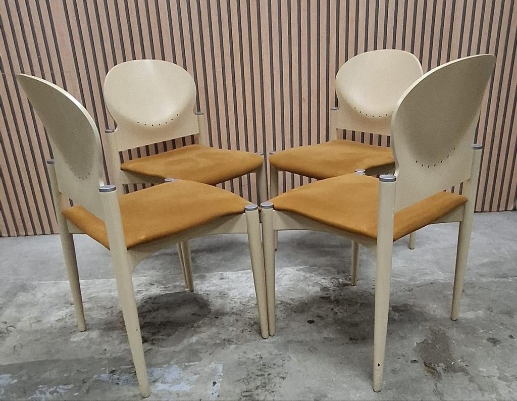 71 x Brunner vergaderstoelen luxe horeca kantine stoelen, Ophalen of Verzenden, Zo goed als nieuw, Bruin, Vijf, Zes of meer stoelen