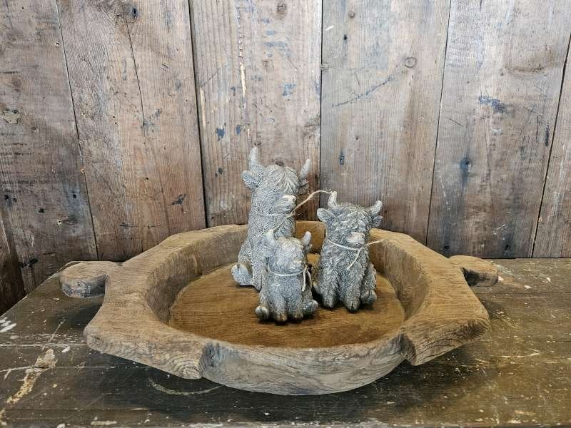 oude nepalese schaal ``WOONWINKEL RUSTIEK``, Ophalen of Verzenden, Rond, Hout