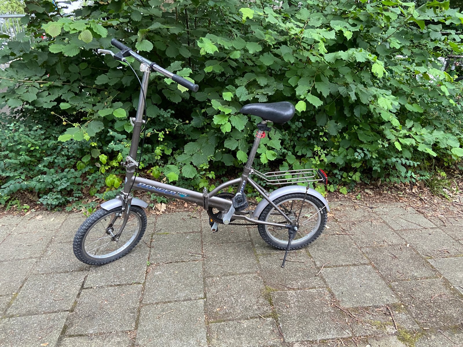 Vouwfiets Ranger Foldy, Fietsen en Brommers, Fietsen | Vouwfietsen, Terugtraprem, Gebruikt, 16 tot 18 inch, Totaal opvouwbaar