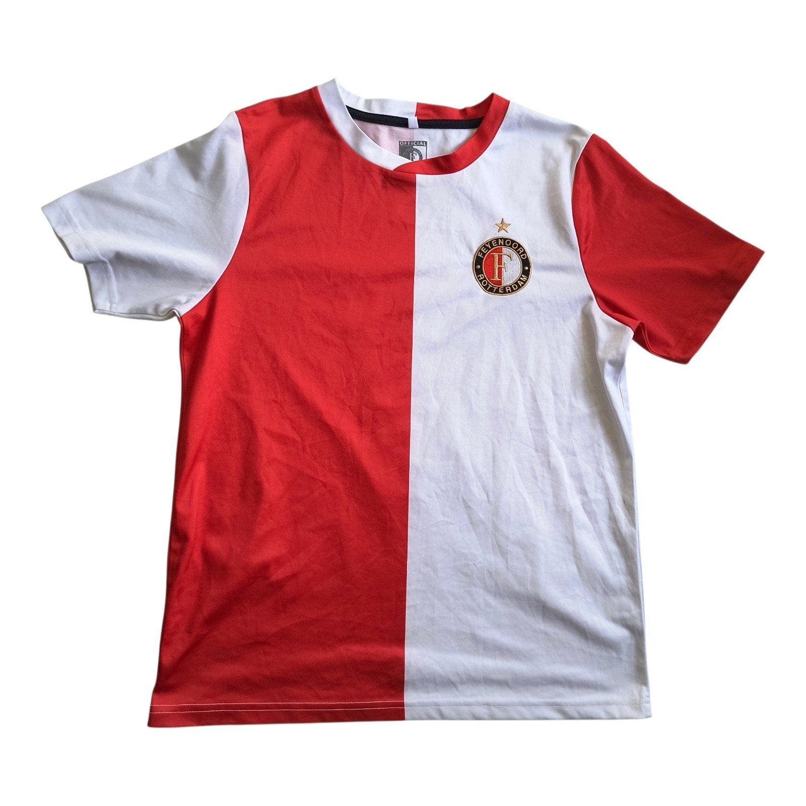 Feyenoord Thuisshirt Rood/Wit Maat S - Lux #7, Ophalen of Verzenden, Zo goed als nieuw, Rood
