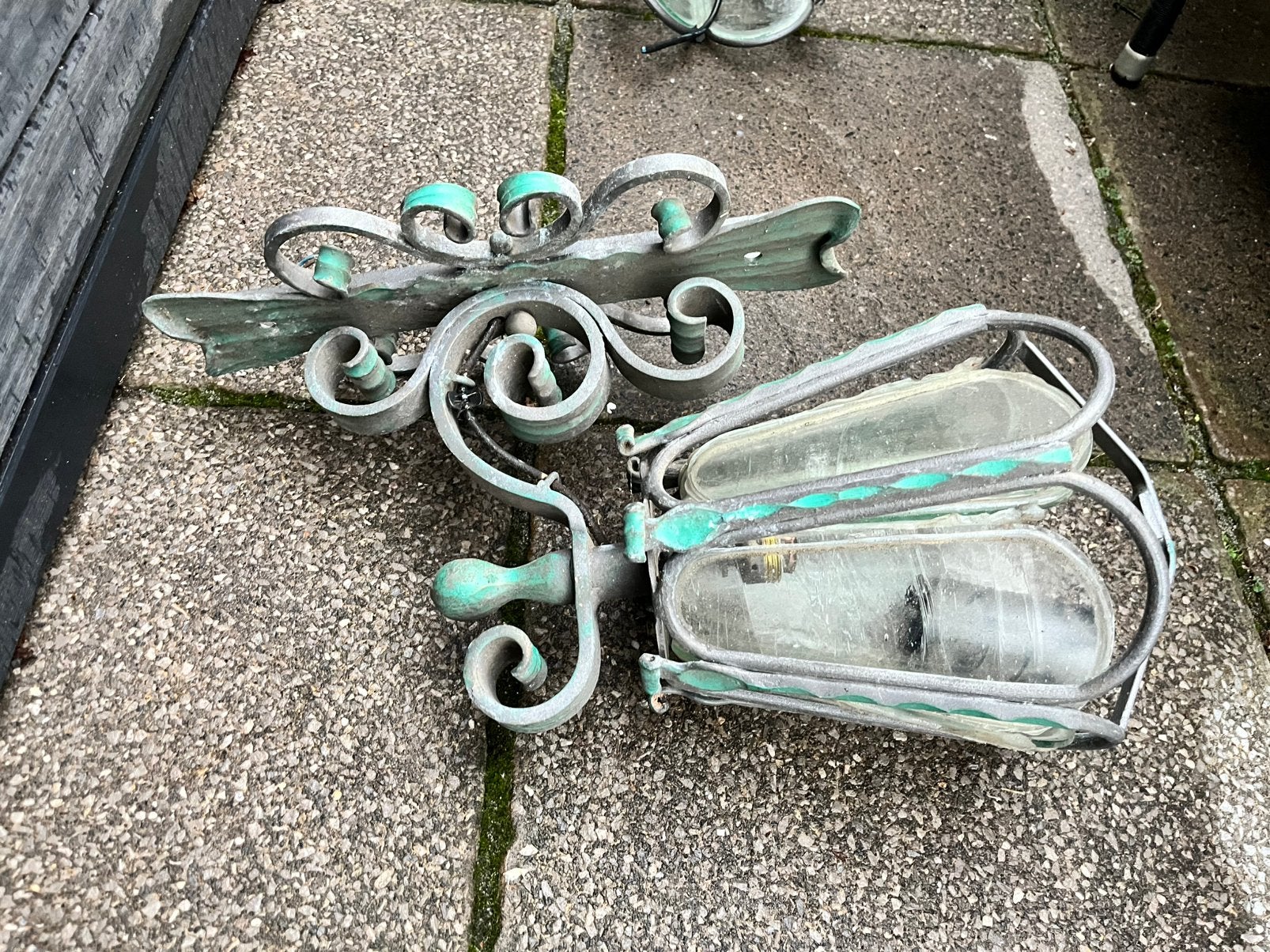 Frans antieke lampen, Ophalen, Staande lamp, 50 tot 250 watt, IJzer