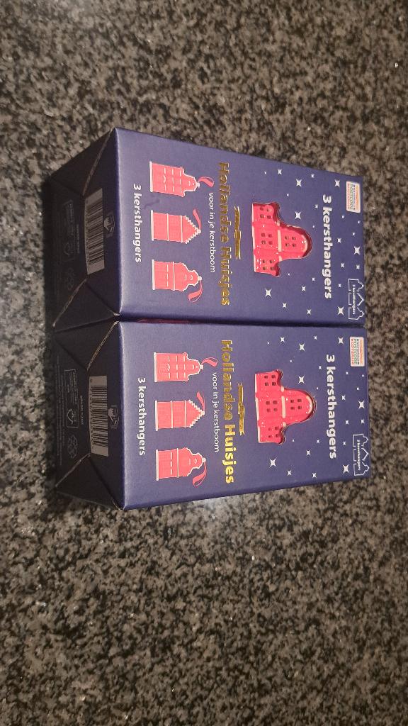 Kersthangertje Postcode loterij hollandse huisjes kerstbal, Ophalen of Verzenden, Nieuw