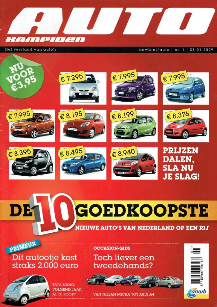 Autokampioen 2009 nr. 1 (o.a. Honda Jazz & Hyundai Matrix), Verzenden, Gelezen, Algemeen