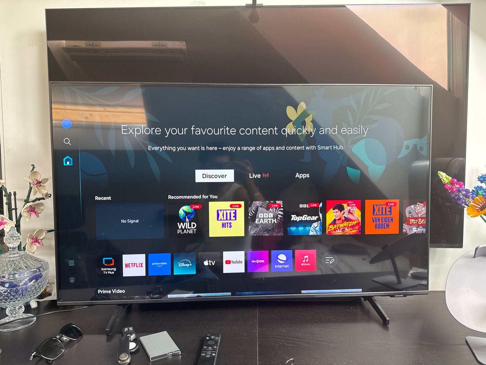 Samsung Smart TV 4K UHD 43 Inch Ultra Dun, Ophalen, LED, 50 Hz, Zo goed als nieuw