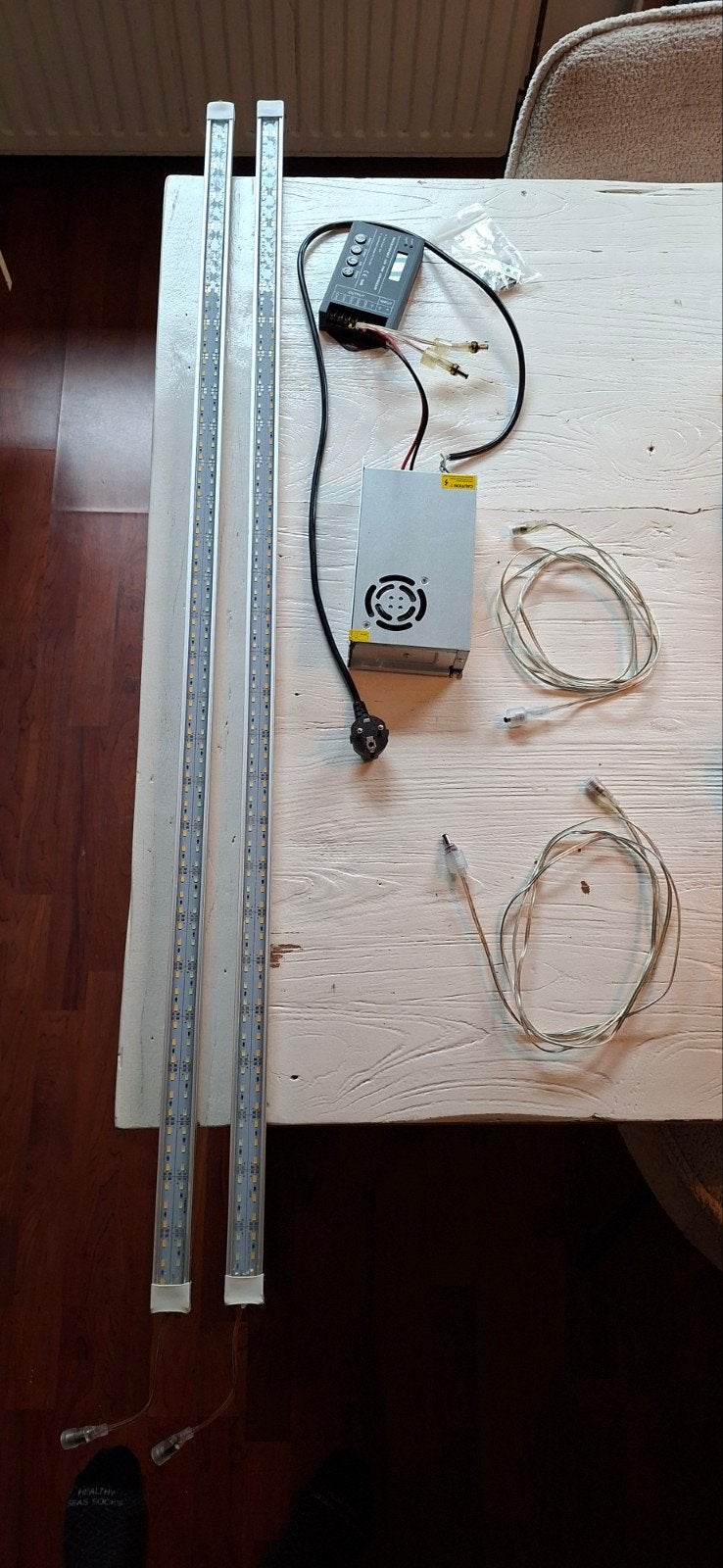 LED aquariumlampen Set 120cm met Voeding en Controller, Dieren en Toebehoren, Ophalen, Inclusief toebehoren, Zo goed als nieuw