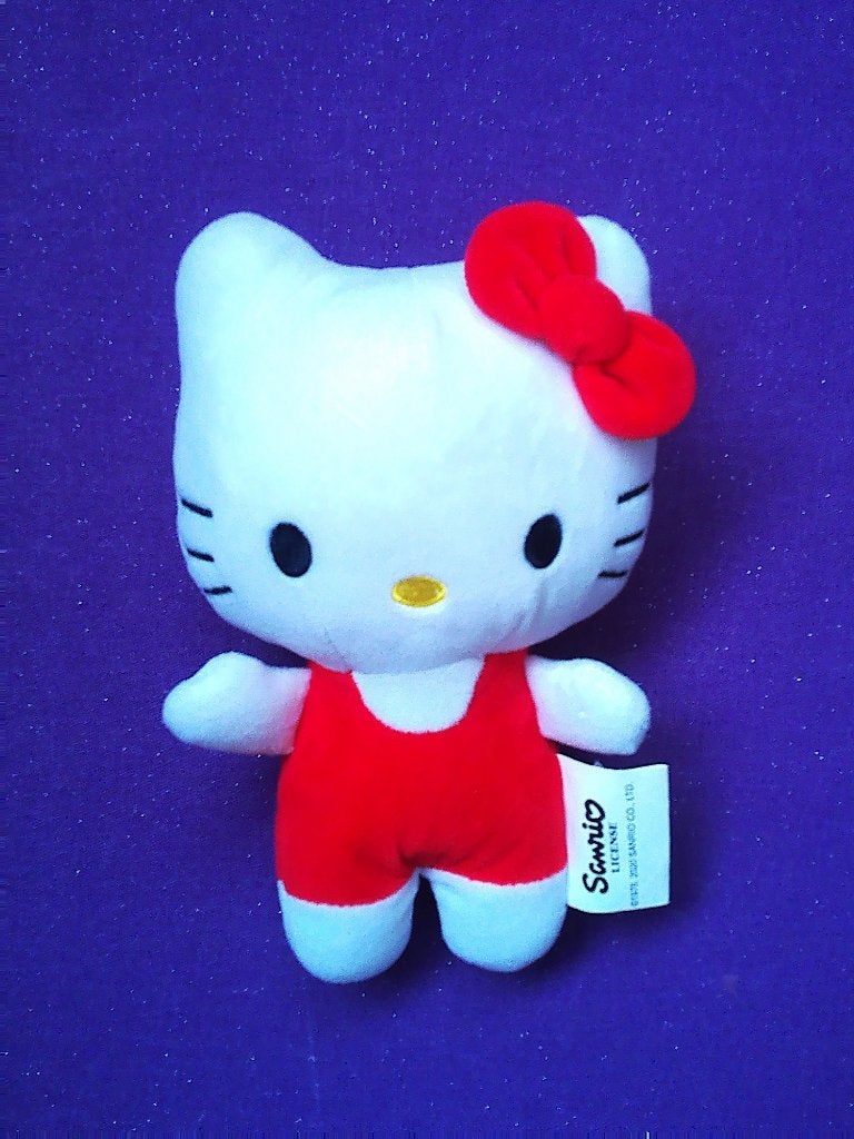 SANRIO Knuffel POES HELLO KITTY. 20 CM **Nieuw**, Overige merken, Nieuw, Ophalen of Verzenden, Met label