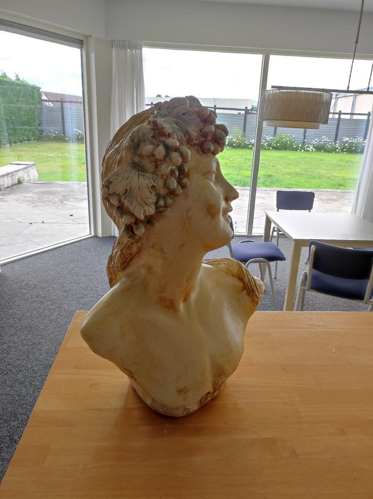 Keramische buste van Clayre & Eef, Antiek en Kunst, Kunst | Beelden en Houtsnijwerken, Buste, Overige materialen, Vrouw, 20 - 50 cm