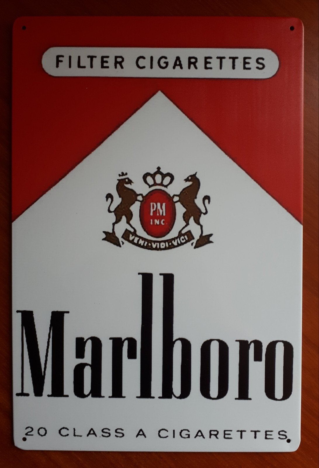 Marlboro 20x30 cm Metalen Reclamebord, Ophalen of Verzenden, Nieuw, Reclamebord