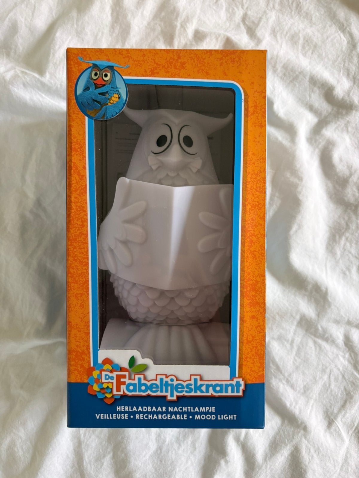 Oplaadbaar Nachtlampje Fabeltjeskrant meneer de Uil, Kinderen en Baby's, Kinderkamer | Inrichting en Decoratie, Nieuw, Ophalen of Verzenden