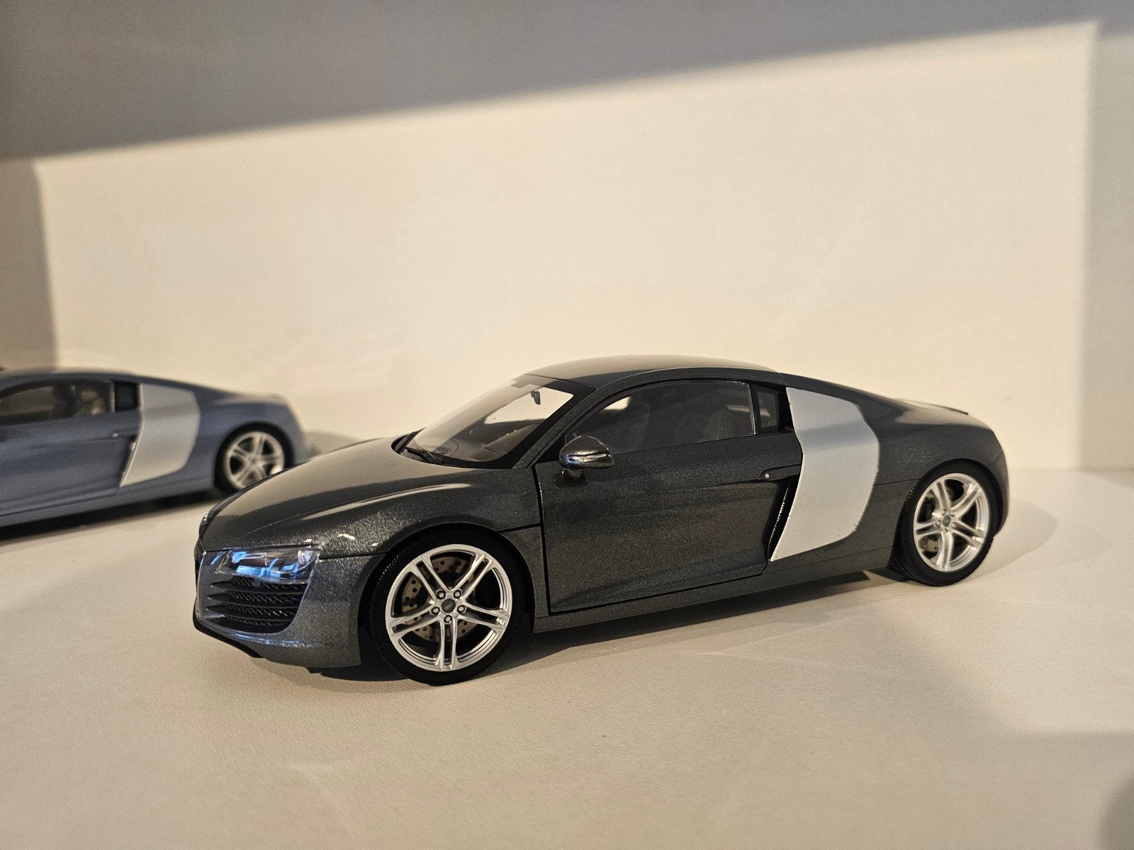 Kyosho Audi R8 Coupé 1:18, Ophalen of Verzenden, Zo goed als nieuw, Kyosho