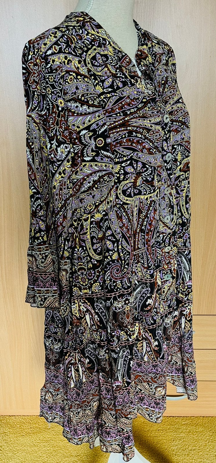 Paprika jurk maat 46(v), Kleding | Dames, Overige kleuren, Maat 46/48 (XL) of groter, Ophalen of Verzenden, Zo goed als nieuw