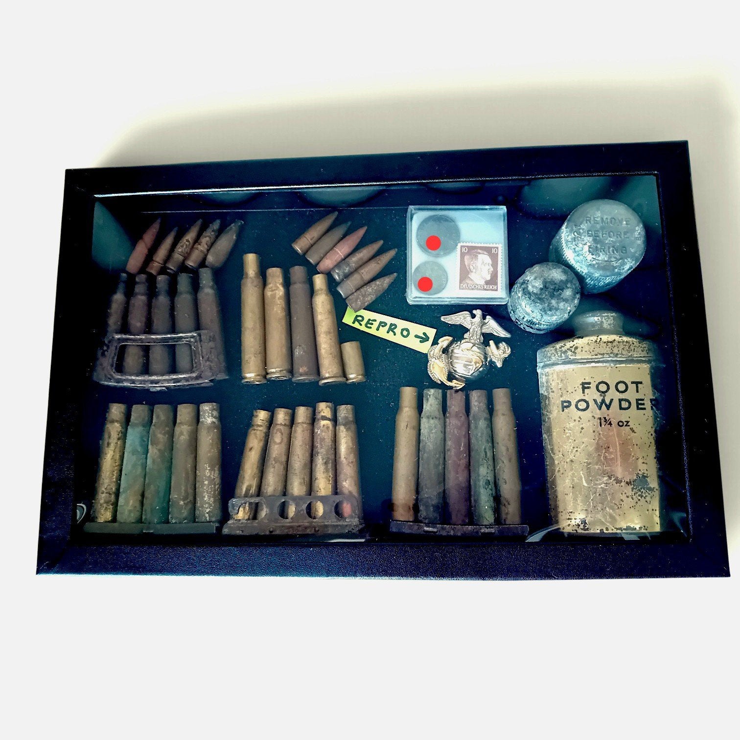 Tweede wereldoorlog lot, Clips, Repro Badge, Munten en meer!, Verzamelen, Ophalen of Verzenden, Landmacht, Nederland, Hulzen of Bodemvondsten