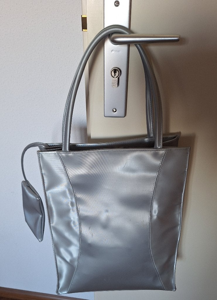 Zilveren shopper, Ophalen of Verzenden, Nieuw, Overige kleuren, Shopper
