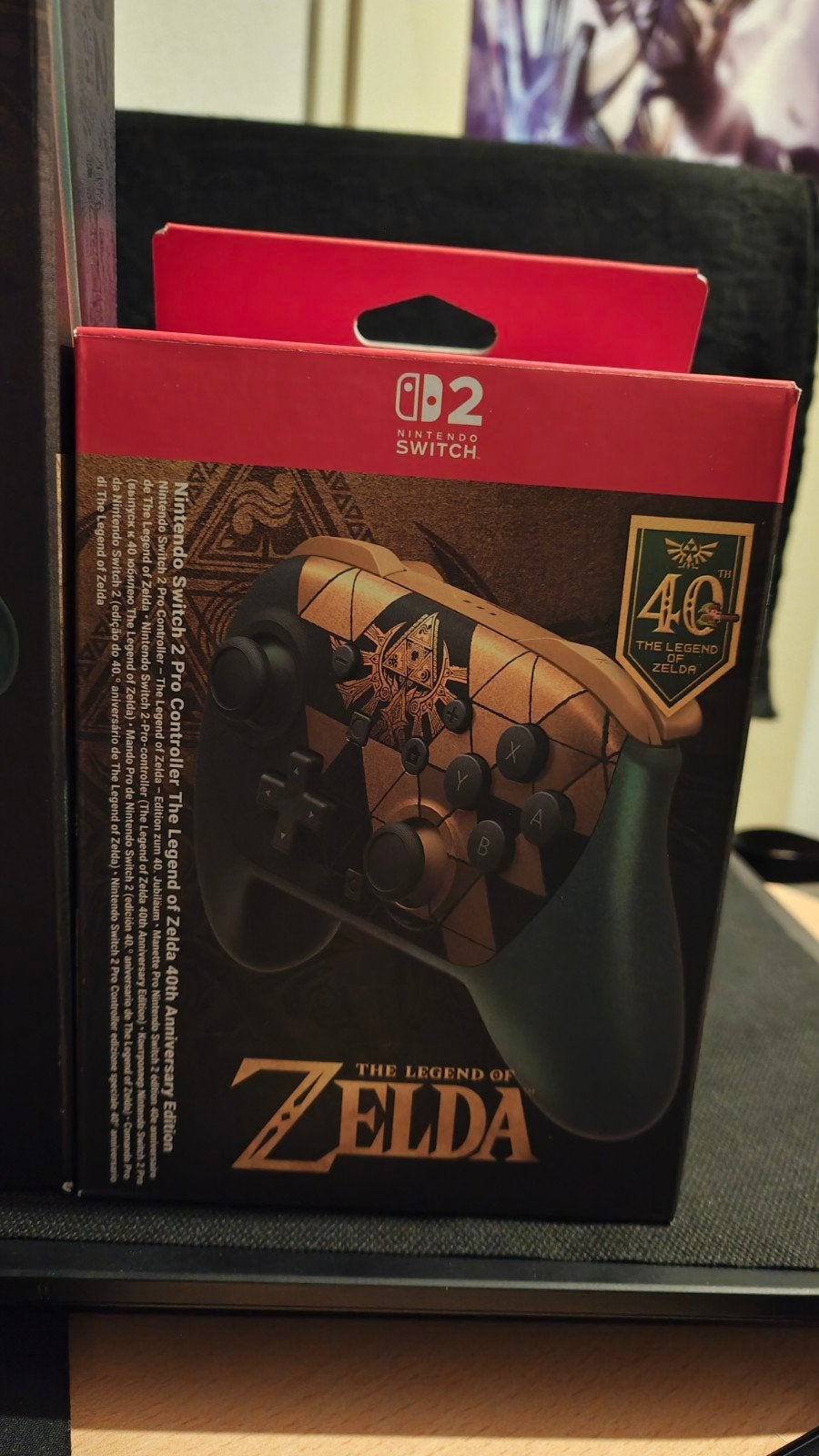 Nintendo Switch 2 Zelda 40th Anniversary Pro Controller (m2460010517 ...