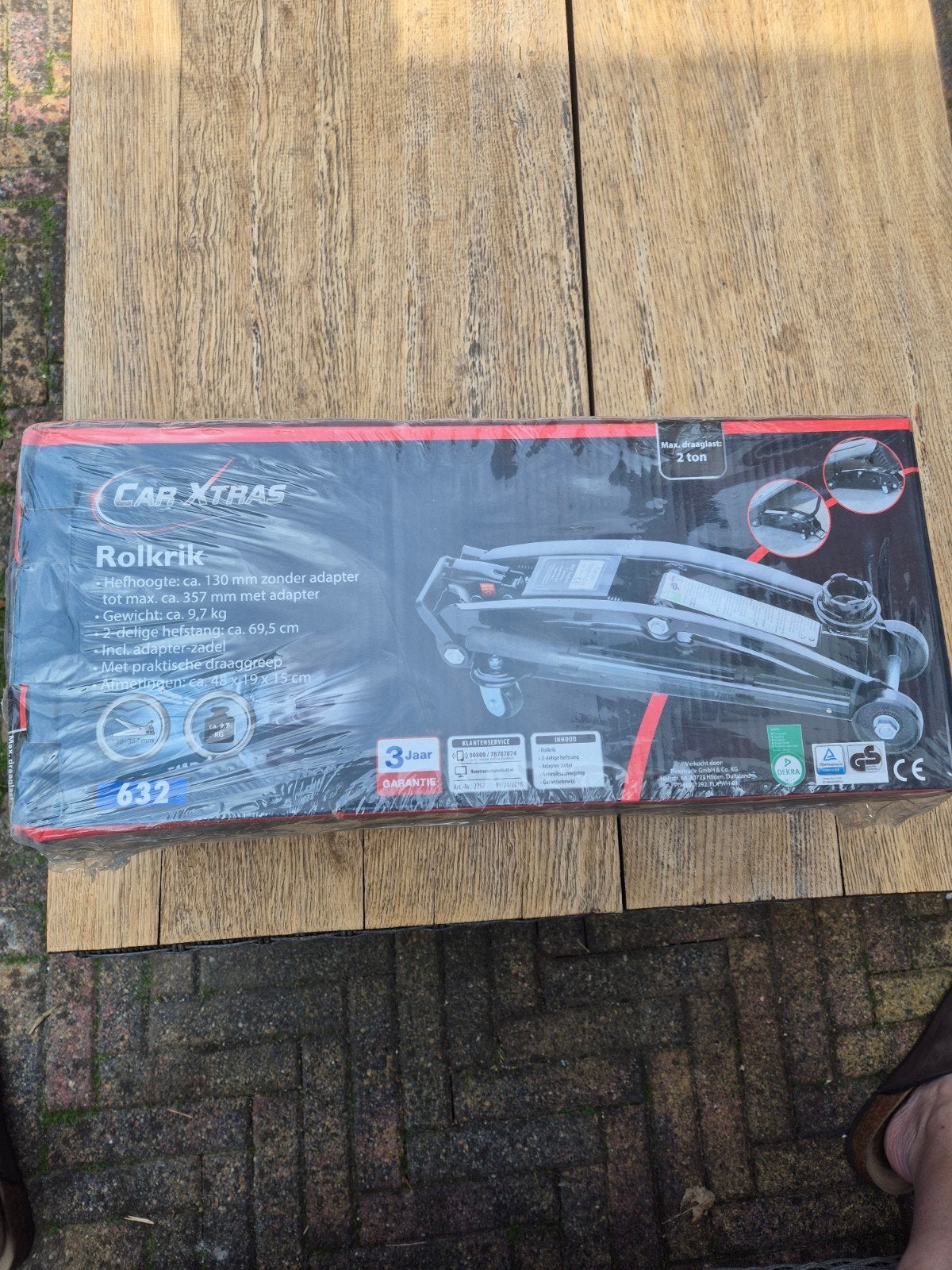 CAR XTRAS Rolkrik 2 Ton - Nieuw in doos, Ophalen of Verzenden