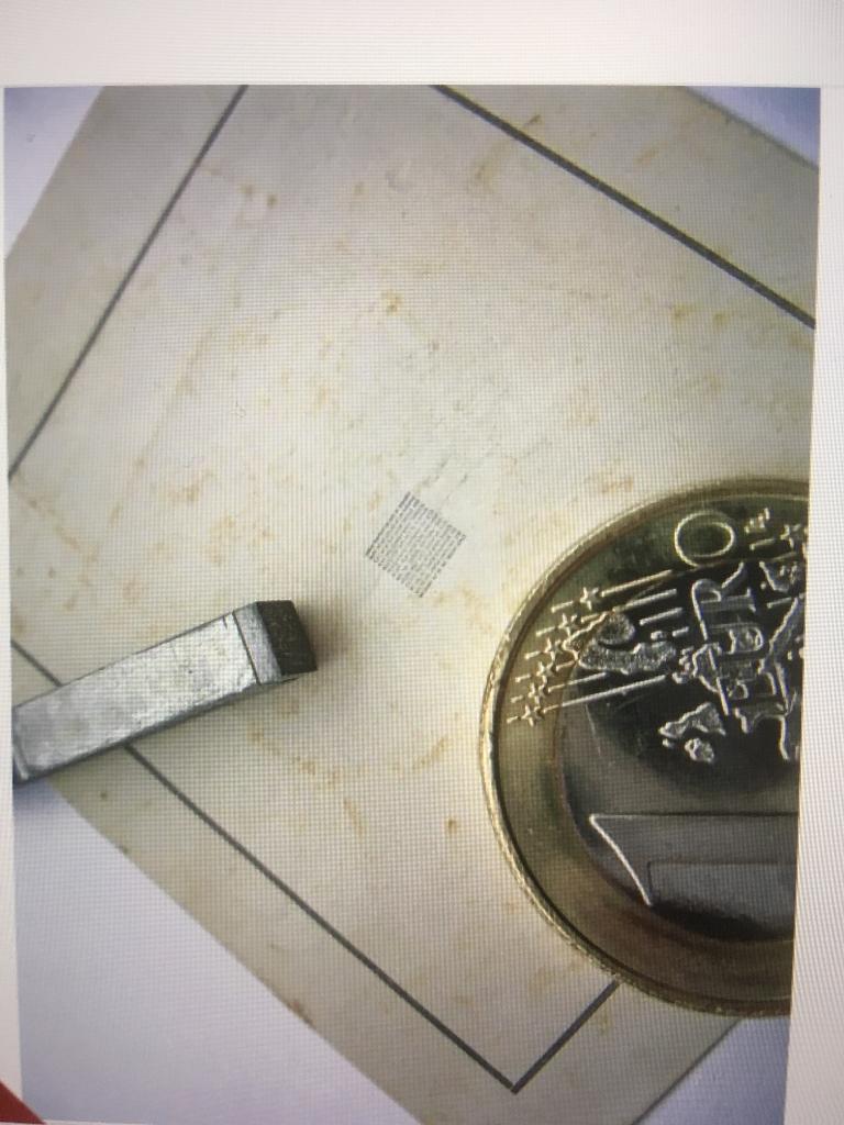 Onze Vader op stempel in microformaat, Verzenden, Gebruikt, Kaart of Prent, Christendom | Protestants