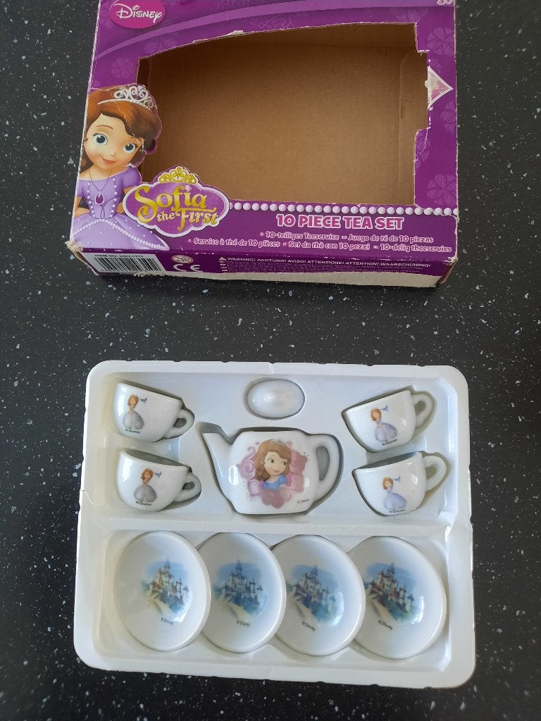 10-delig DISNEY theeservies in zeer goede staat, Ophalen of Verzenden, Zo goed als nieuw, Jongen of Meisje