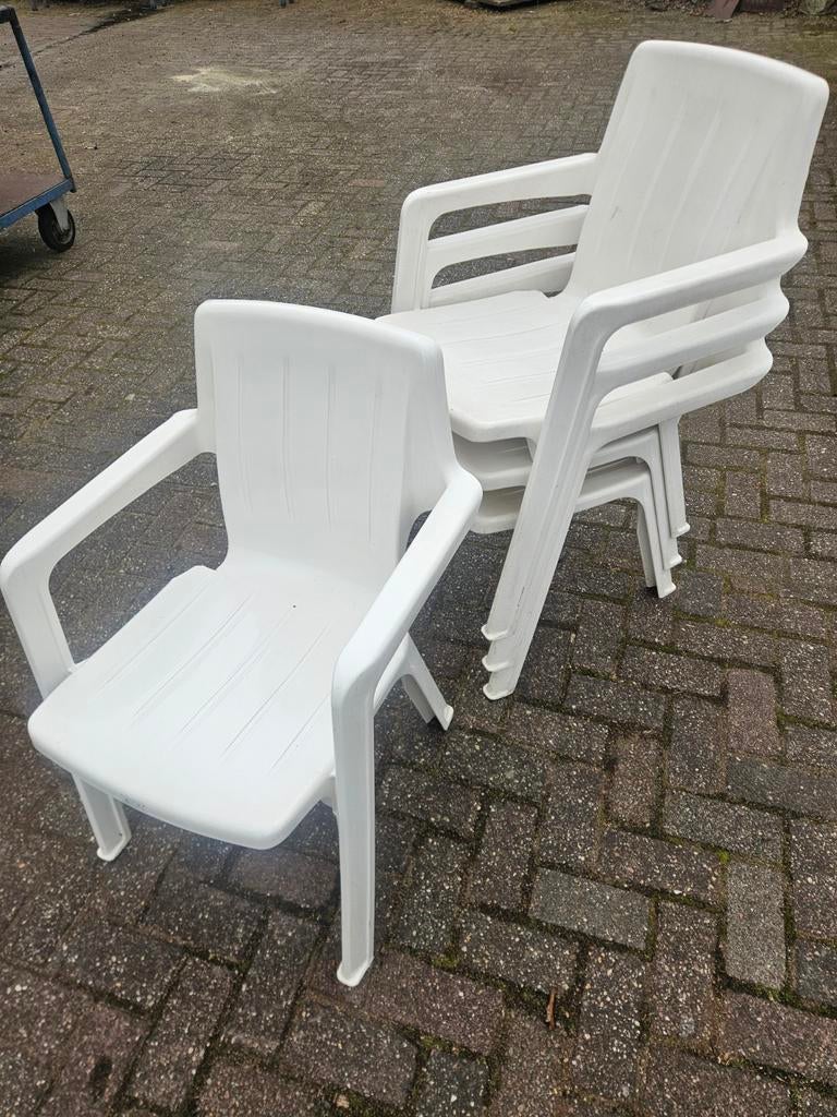 Tuinstoelen jardin, Tuin en Terras, Ophalen of Verzenden, Gebruikt, Kunststof