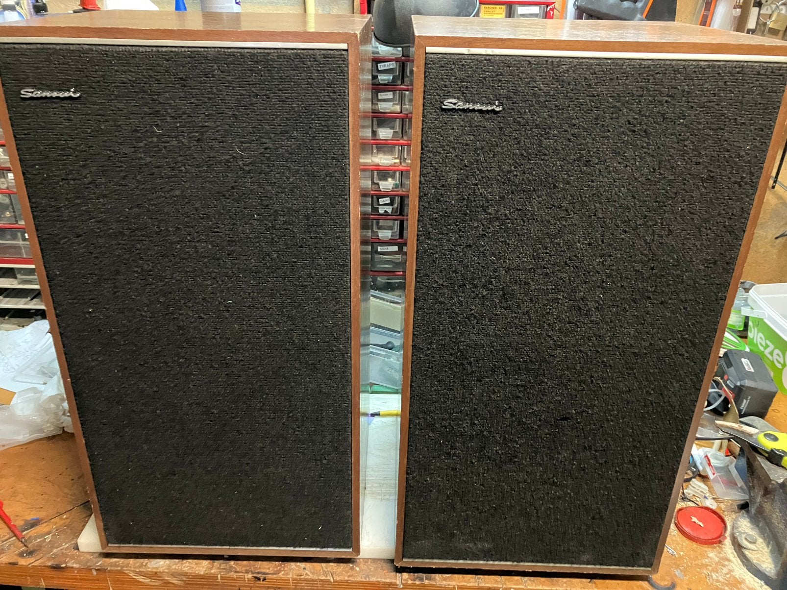Vintage Sansui luidsprekers Model ES200, Audio, Tv en Foto, Ophalen, Zo goed als nieuw, Minder dan 60 watt, Overige merken