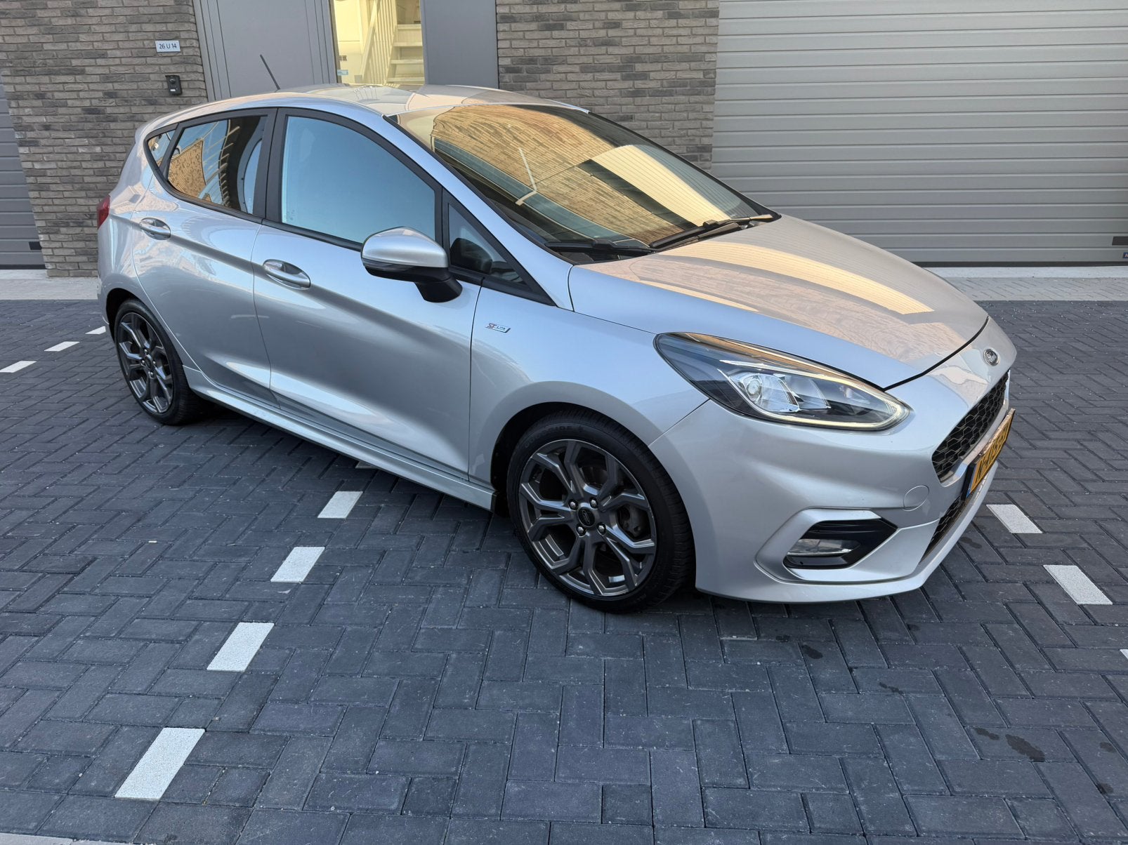 Ford Fiësta 1.0 Ecoboost 125pk 5dr 2021 NAP Stoel/Stuur verw, Voorwielaandrijving, Stof, 49 €/maand, Origineel Nederlands