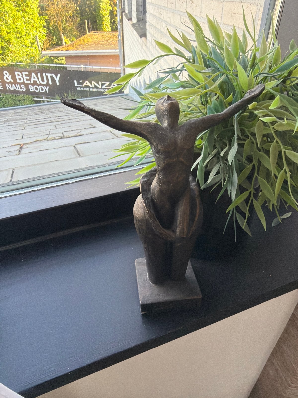 Bronzen beeldje: Symbool voor gewichtsverlies/GBP, Ophalen, Brons