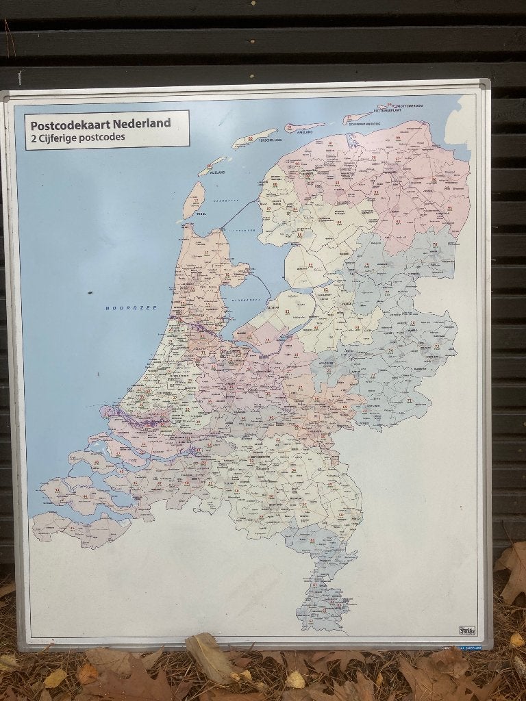Postcodekaart, Ophalen, 2000 tot heden, Nederland, Landkaart